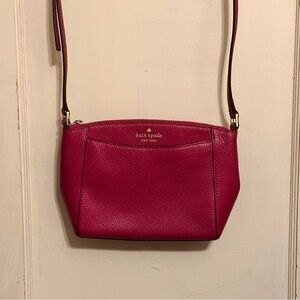 Kate Spade New York Pink Leather Crossbody Bag